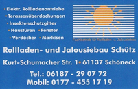 Logo von Rollladen- und Jalousienbau Schütz